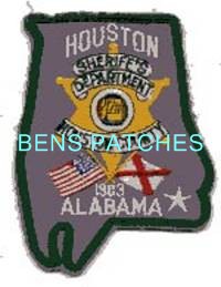 ALABAMA,A,HOUSTON COUNTY SHERIFF 2 STATE SHAPED_wm